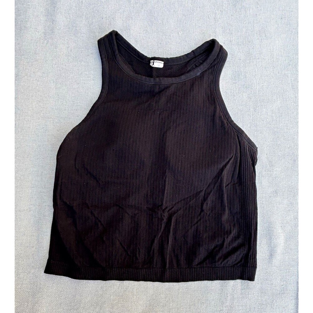 lululemon Women's Ribbed Racerback Wireless Pullover Sports Bra Black Size M